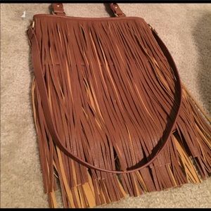 Steve madden fringe purse
